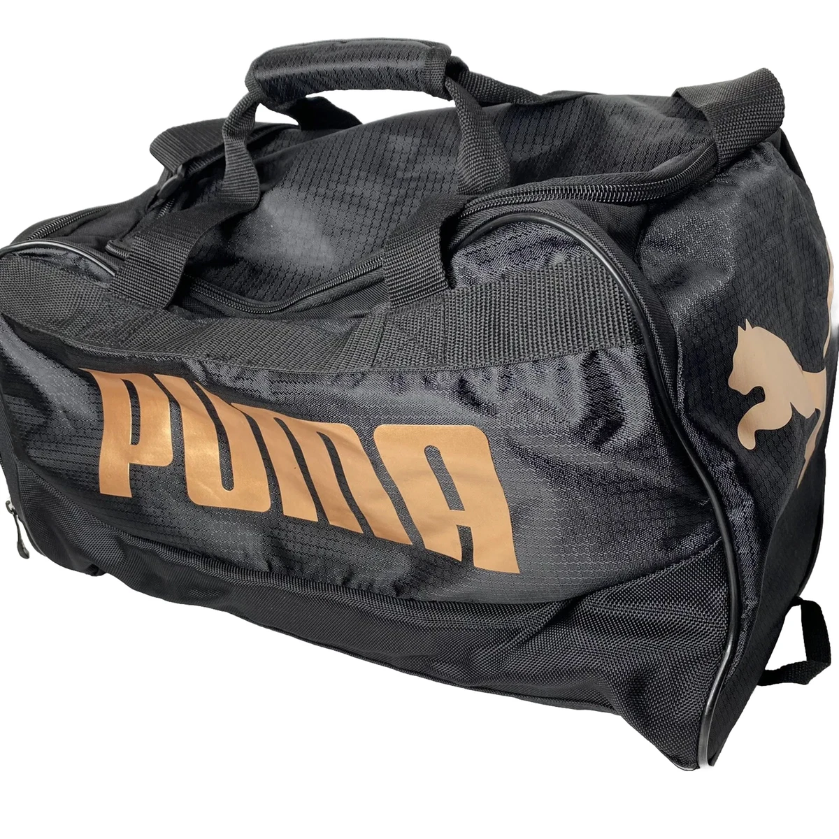 Puma Black Evercat Dispatch Duffel Bag Gym Yoga Crossbody Rose