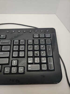 Dell AlienWARE Multimedia Black USB Keyboard SK-8165 | eBay