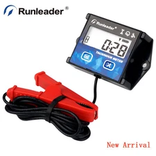 Runleader Digital Hour Tachometer Maintenance Reminder Backlight for Motor ATV