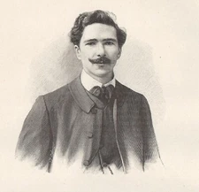 Portrait Jean Renouard poet poetry Bagnols-sur-Cèze (Gard) 1908