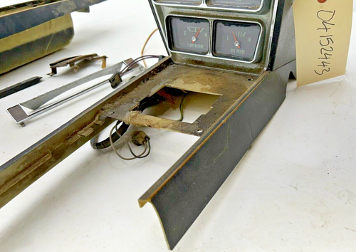 1966 Chevy Impala Console & Gauges Caprice Floor Shift Plate for Automatic Shift - Picture 5 of 23