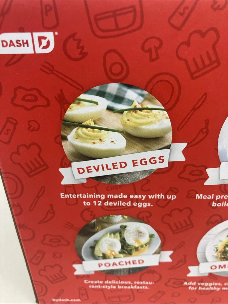 New DASH Rapid Electric Egg Cooker with 6-Egg Capacity in Original Box New DASH Rapid Electric Egg Cooker with 6-Egg Capacity in Original Box