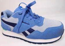 Reebok Work Harman Work EH Comp Toe Work Sneaker Womens Size 6.5 Med, Blue Suede