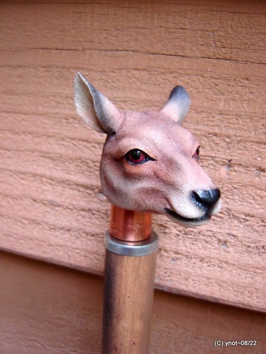 handgefertigter Känguru Stock/Wanderstock Australien Outback Farben Made USA [Geschenk - Bild 1 von 9