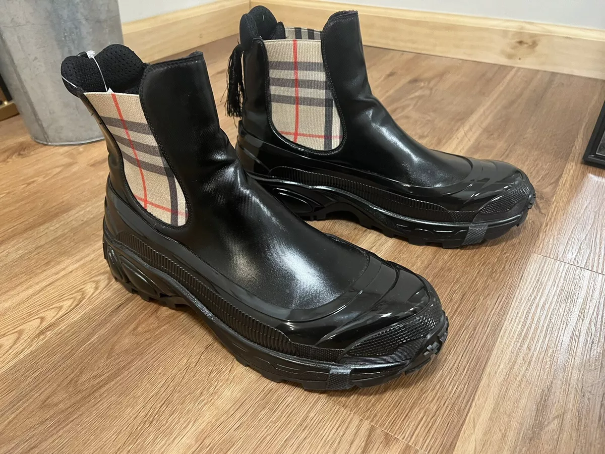Burberry chelsea boots mens sale