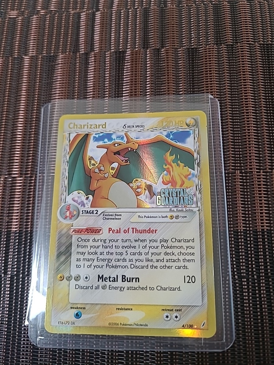 Pokémon Charizard Delta Species 4/100 Reverse Holo Crystal Pokémon Charizard Delta Species 4/100 Reverse Holo Crystal