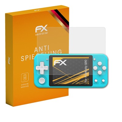 atFoliX 3x Displayfolie für PowKiddy Q90 Schutzfolie matt&stoßfest Folie