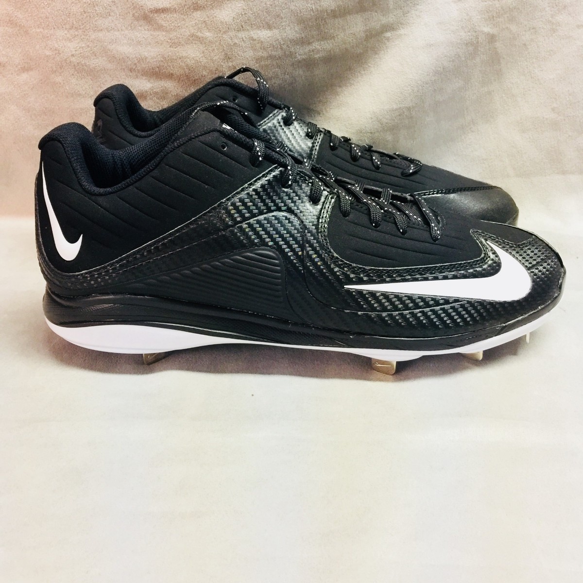 Nike Air MVP Pro Metal II Baseball Cleats Size 13 Black with  display picture 3