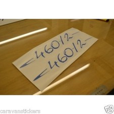 BAILEY Ranger (2000)(STYLE 4) Number Stickers Decal Graphics - PAIR