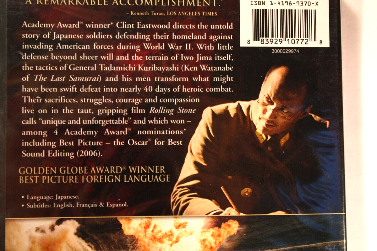 LETTERS FROM IWO JIMA (DVD 2006) Clint Eastwood Film - New