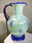 FENTON - DAVE FETTY - WILLOW GREEN "HANGING HEARTS" PITCHER - BOX - LE#160/1250