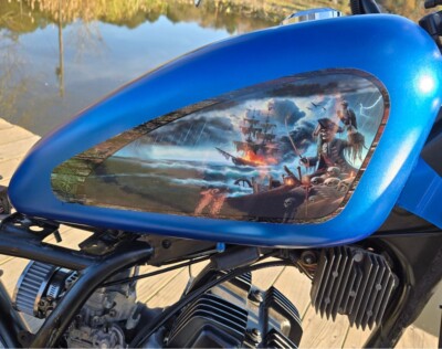 Together Through the Tempest - 3pc Tank decals for Harley Sportster 883 1200
