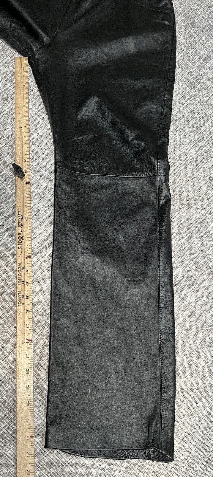 M.N.T. Leather Piel Cuir SZ(UN 48) US L Women’s Black Leather Pants eBay