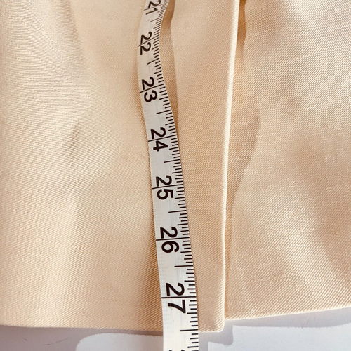 Sezane Double Breasted Collared Blazer Jacket Butter Yellow Cream Size 46 - Picture 7 of 12