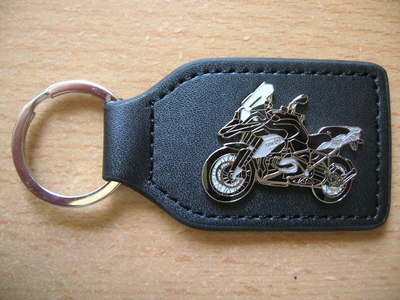 BMW GS 1200 Triple Black Keychain – Motorcycle Keyring, Art. 1270