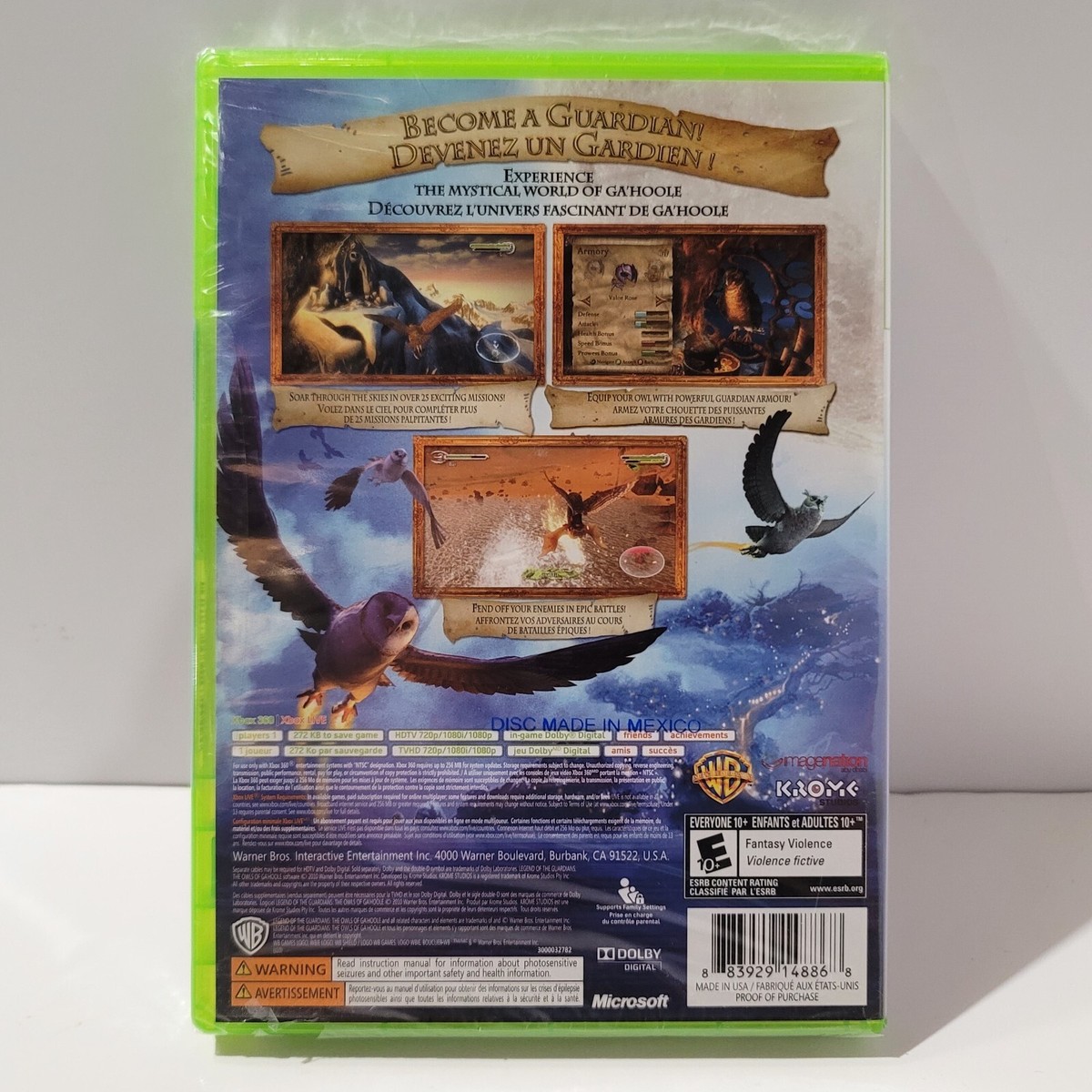 Legend of the Guardians: The Owls of Ga'Hoole (Microsoft Xbox 360