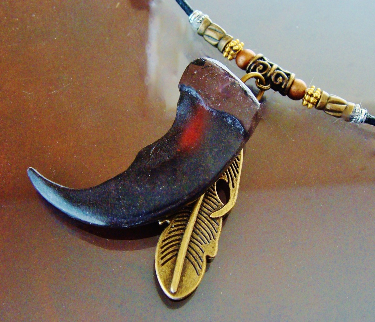 ネックレス・ペンダント Bone craft / three finger bear claw ネックレス・ペンダント Bone craft / three finger bear claw