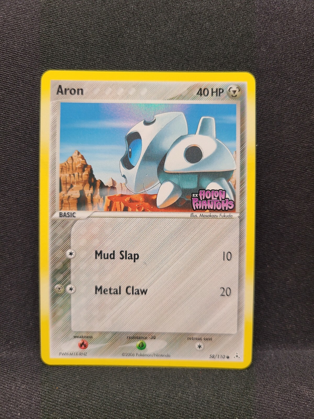 Aron Reverse Holo - 58/110 EX Holon Phantoms NM/M