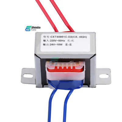 10W Small Power Transformer Input AC 220V Output AC24V Single Voltage 2-wire