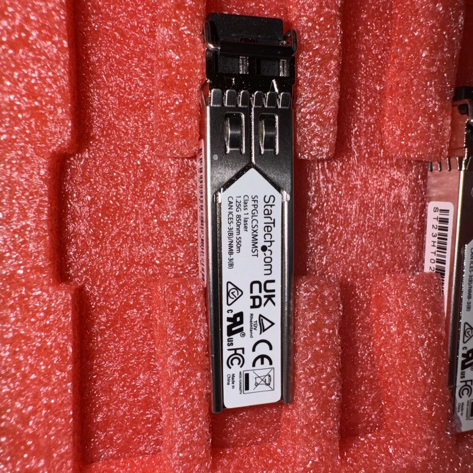 Startech GLCSXMM10PST CISCO GLC-SX-MM COMPATIBLE SFP - 1000BASE-SX 1 GBPS - 1GBE - Image 2 of 3