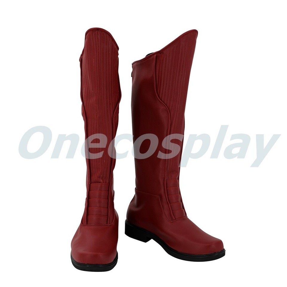 Bottes Cosplay The Flash – Fait Main, Taille Sur Mesure, Unisexe, Idéal Halloween