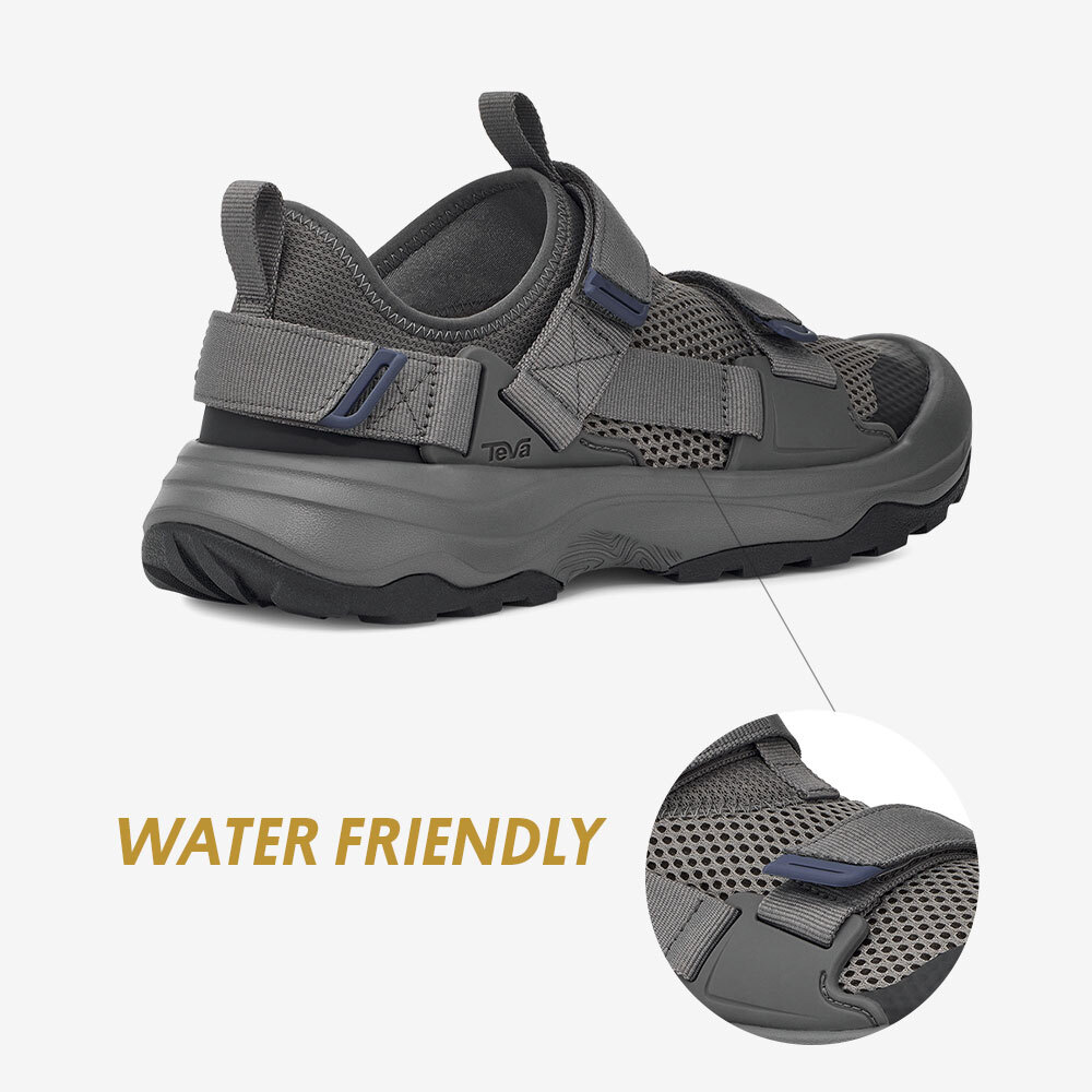 Teva Men\'s Outflow Universal Water Sandals Gray Shoes 1136311 Size 13 New TEVA Mens OUTFLOW UNIVERSAL WATER SHOE 1136311-DGG DARK  main image 3
