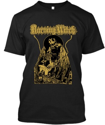 Limited New Popular Burning Witch American Graphic Vintage Retro T-SHIRT S-4XL