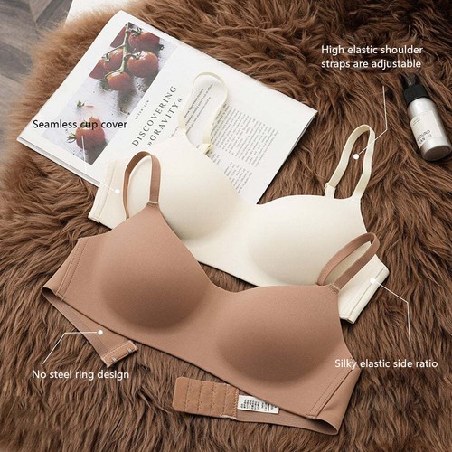 Seamless Wireless Bra for Women Push-Up Invisible Lingerie & Breathable Comfort - Picture 5 of 24
