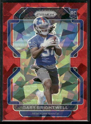 #400 Gary Brightwell 2021 Panini Prizm Rookie Red Ice