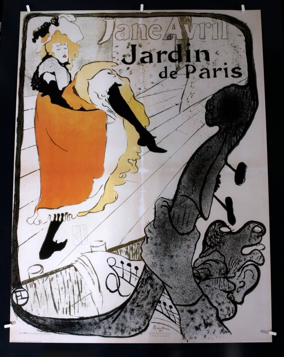 Henri de Toulouse-Lautrec - Jane Avril - Jardin de Paris - Offset