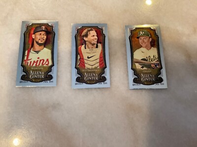 BYRON BUXTON ZACK GELOF RUTSCHMAN 2024 ALLEN GINTER CHROME ALL 3
