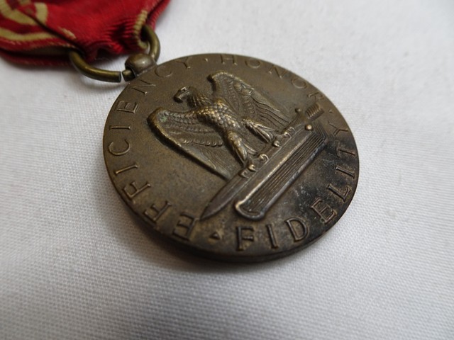 WWII US Army Good Conduct Campaign Medal Ribbon Bar Award Clasp 2 