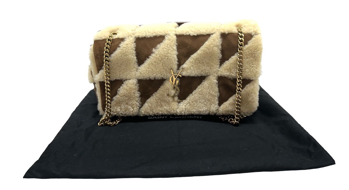 Borsa a tracolla Saint Laurent YSL Medium Jamie originale in shearling! (CMP100036)