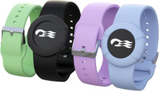 4 Pack Princess Cruise Medallion Holders for Kids and Adults, Silicone Wristband