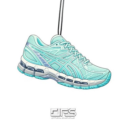 GEL KAYANO 20 fresh ice/  baltic jewel TIFFANY air Freshener Scent Car Sneaker