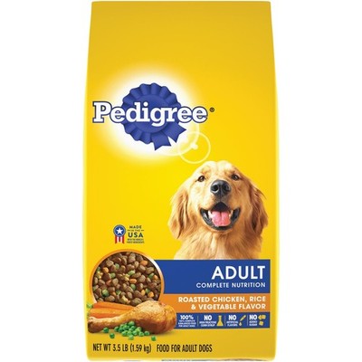 Pedigree Complete Nutrition 3.5 Lb. Roasted Chicken, Rice, & Vegetable Adult Dry