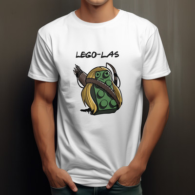 LEGO-LAS T-Shirt | Herr der Ringe Lego Parodie Top | Lustige Neuheit Witz Tee