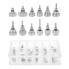 24PC Stainless Steel Watch Case Back Opener Set 12 Types for Professional Use