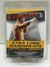 Hand Wraps Boxing Martial Arts - Century Cotton Hand Wraps 108in / 274cm White