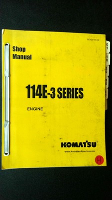 Komatsu 114E-3 Series Engine Shop Manual Original Equipment Guide