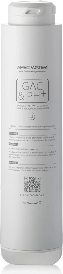 APEC WATER FI-ROA1000-GACALK Replacement RO Filter GAC Alkaline 12M NSF58 NEW - Image 3 of 3