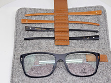 GERMANY Rodenstock Eyeglasses interchangeable Natural Horn Wood 8012 A