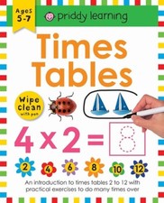 Times Tables (Wipe Clean Workbooks) by Priddy Books [Spiral Bound]