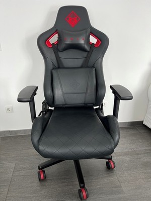 HP Omen Citadel Gaming Stuhl - 4D Armlehnen - (Modell 6KY97AA) - Schwarz WIE NEU