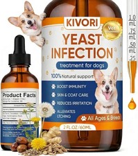 Yeast Infection Treatment for Dogs - Dog Ear, Paw Skin Itch Relief