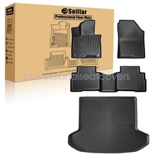 Tpe 3d Floor Mats Trunk Cargo Liners Set For 2023-2025 Kia Sportage Non-hybrid