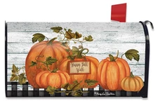 Briarwood Lane Happy Fall Y'all Pumpkins Farmhouse Mailbox Cover