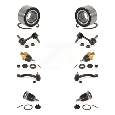 Bearing Upper Lower Ball Joint Outer Tie Rod Link Front Kit (10Pc) For Acura TL
