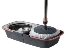 Swisspack Revolving Spin Mop and Bucket with 5 Extra Pads