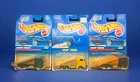 3 1991 97 98 Hot Wheels Ramp Trucks Green Yellow & Black #187 #774 & #1060 VTG